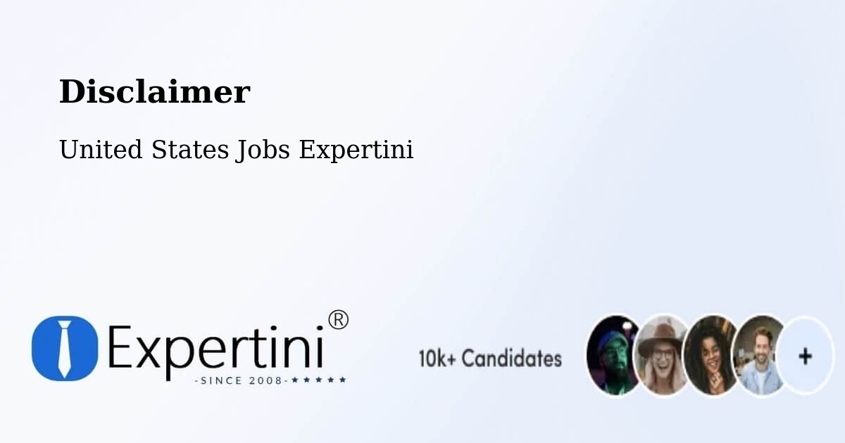 Disclaimer – Archbold - United States Jobs Expertini
