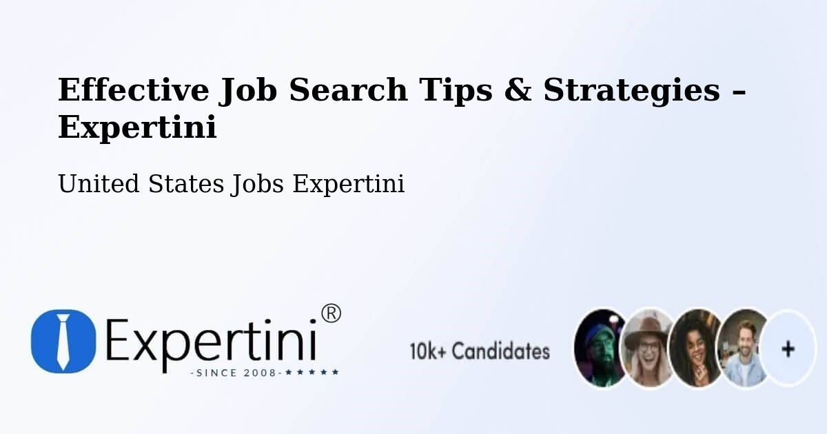Job Search Tips & Strategies for Job Seekers – Archbold - Archbold, United States Jobs Expertini